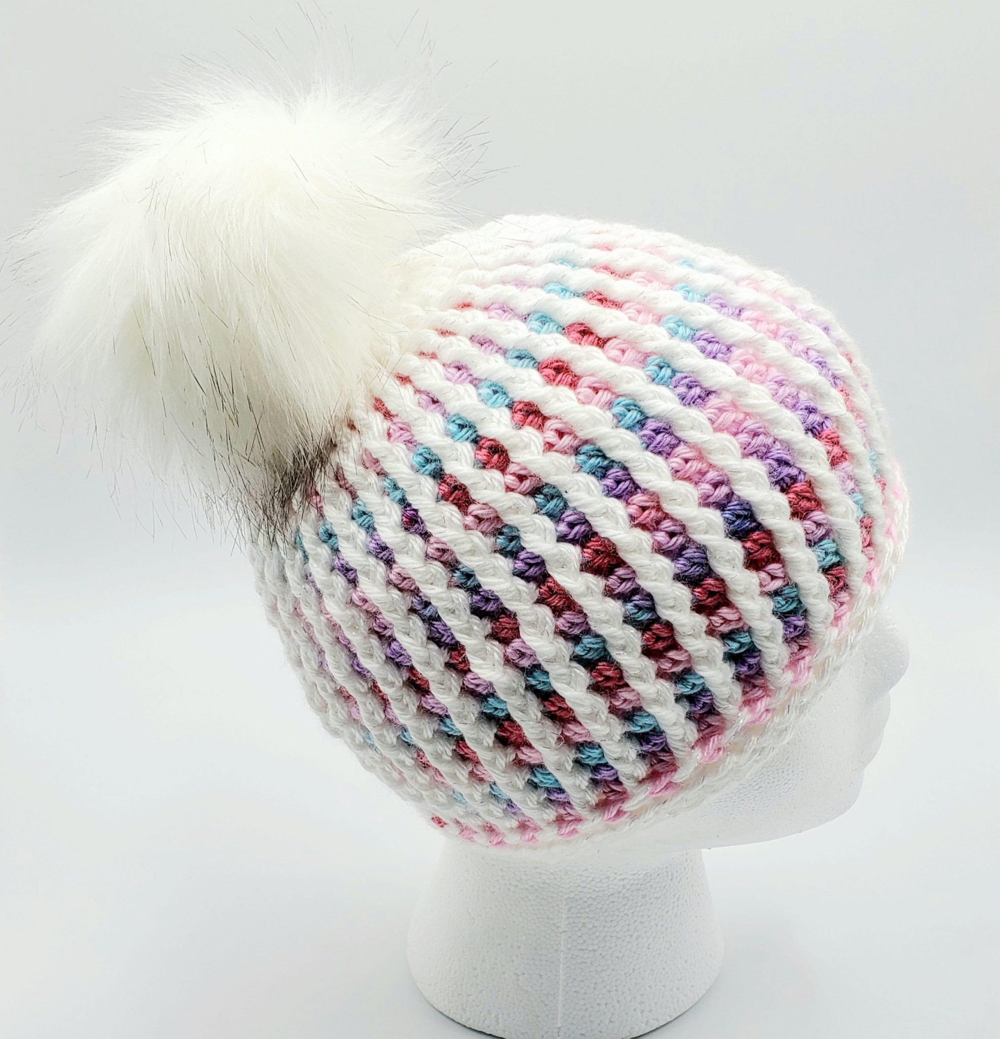 How to crochet candy cane hat HandmadebyRaine