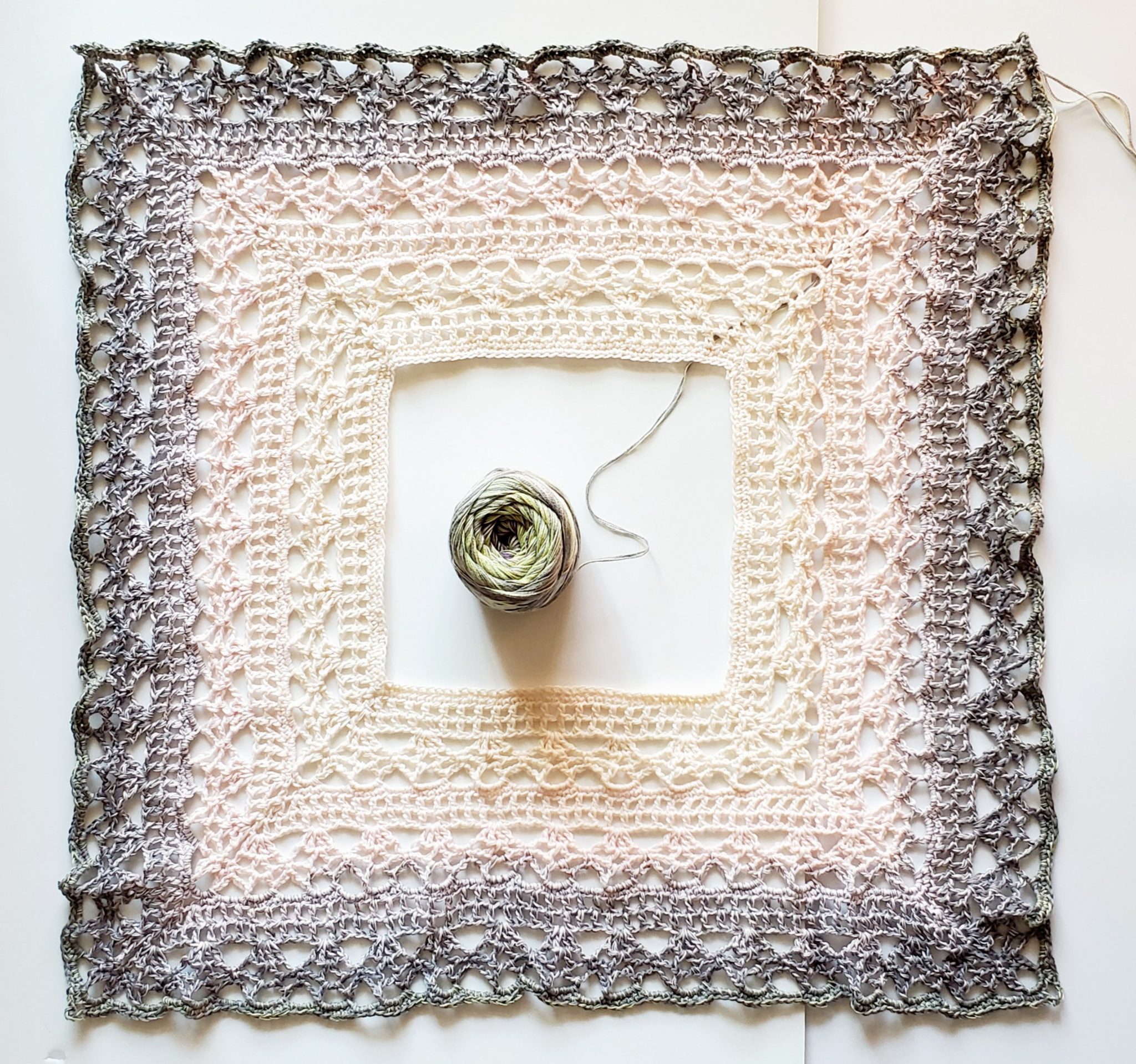 Red Heart Fire And Ice Poncho HandmadebyRaine