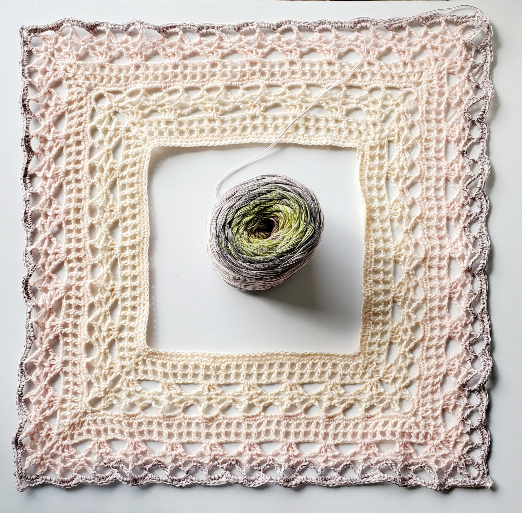 Red Heart Fire And Ice Poncho HandmadebyRaine