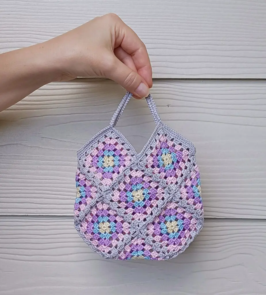 Mini Granny Square Bag - HandmadebyRaine