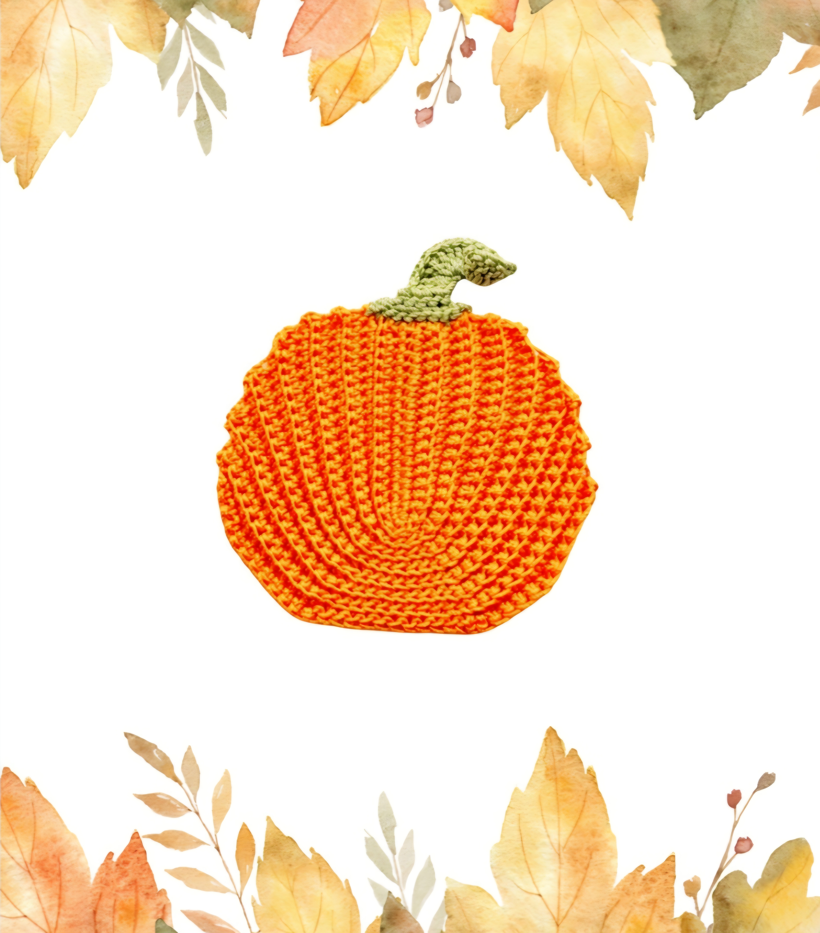 crochet little pumpkin